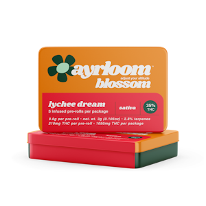 AYRLOOM - Lychee Dream | Infused Pre-roll | 3.0g/5-pack | Ayrloom