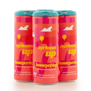 AYRLOOM - Ayrloom UP - Honeycrisp Cider - 12oz 4pk (10mgTHC:5mgCBD/Can)