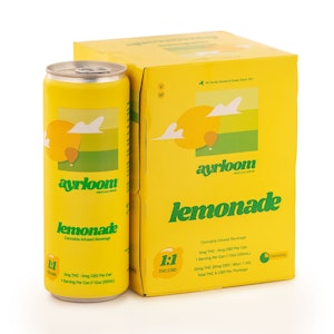 AYRLOOM - Ayrloom - Lemonade - 12oz 4pk (5mgTHC:5mgCBD/Can)