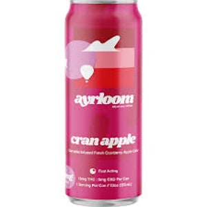 AYRLOOM - Cran Apple | 2:1 THC:CBD | Infused Cranberry Apple Cider | 10mg/12fl oz (Ayrloom)