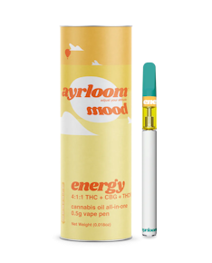 Ayrloom | Disposable | Distillate - Energy | 0.5g