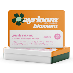 AYRLOOM - Pink Rozay | Infused Pre-rolls | 0.6g 5-pack | Ayrloom