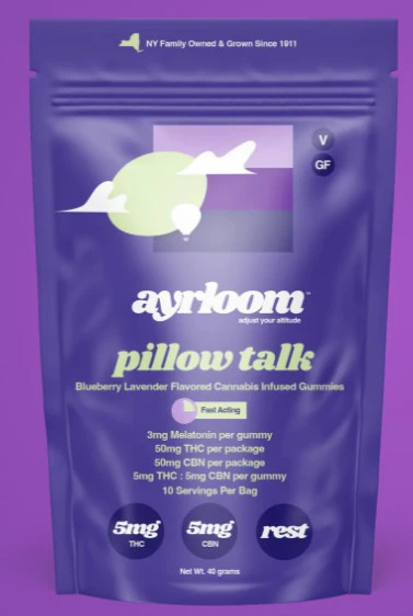 ayrloom - Ayrloom - Pillow Talk - 10mg THC : 5mg CBN : 3mg Melatonin x 10pk - 100mg - Gummies Main Image