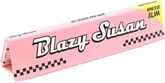 Blazy Susan - Blazy Susan Pink Rolling Papers King Size Slim Main Image