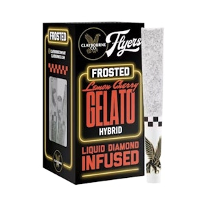 CLAYBOURNE CO. - Claybourne Lemon Cherry Gelato (H) Diamond Infused 5pk 2.5g