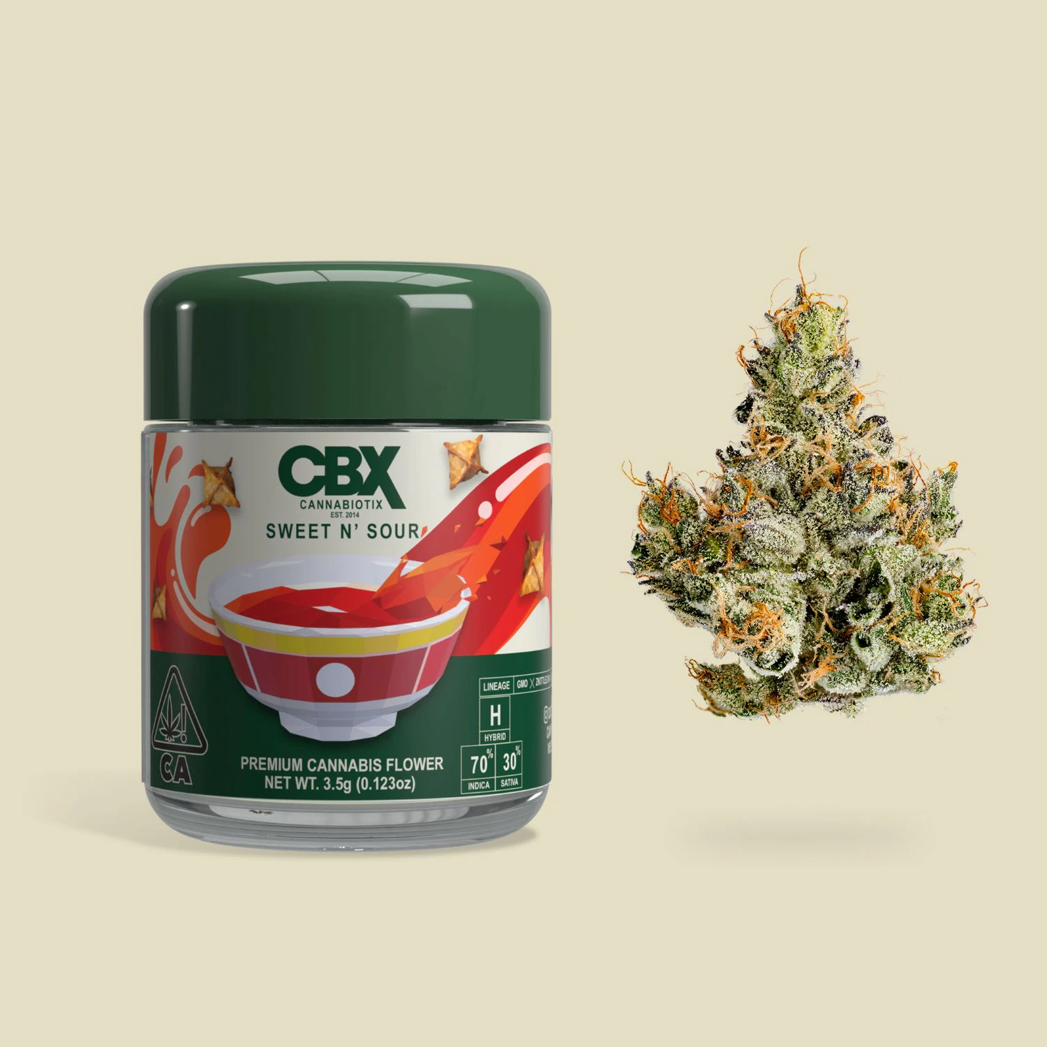 CBX: Cannabiotix - Cannabiotix - 3.5g - Sweet 'N Sour Main Image