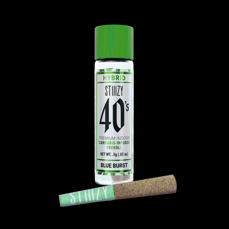 [STIIIZY] Infused 40s Preroll - 1g - Blue Burst (H) - Best Cannabis ...