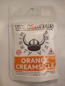 Orange Creamsicle - 500mg THC Bombers - Mighty Vikings