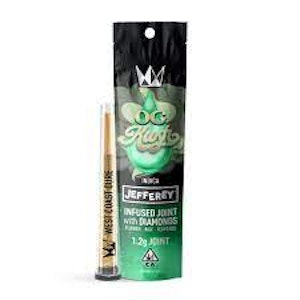 WEST COAST CURE - West Coast Cure - Preroll - Jefferey Infused - OG Kush - 1.2g