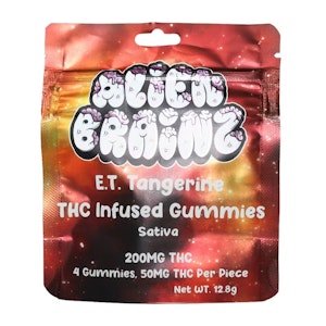 ALIEN BRAINZ - Alien Brainz - E.T. Tangerine 200MG (4x50MG)