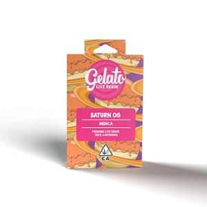 GELATO - Gelato - Live Resin - Saturn OG - Vape Cart - 1.0g