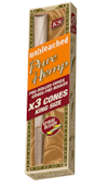 Pure Hemp Unbleached Cones King Size 3 Pack