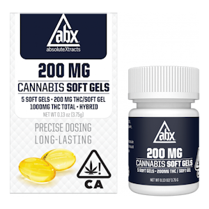 ABX Soft Gels 200mg THC (5 capsules) ABX/absoluteXtracts