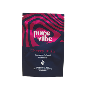 Pure Vibe - Pure Vibe - Cherry Rush - 100mg - Edible
