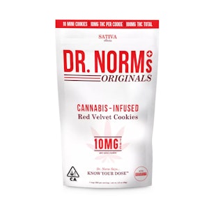 DR. NORM'S - Dr. Norm's - Red Velvet Cookies 10pk 100mg