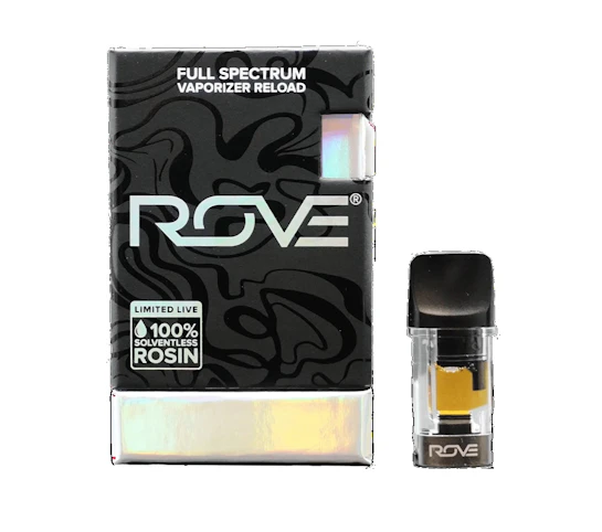ROVE - Garlic Juice- 74.62% THC | 0.5g Premier Ice Hash Live Rosin (Vaporizer Reload) | Rove -H8 MIDDLE 2