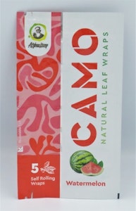 AFGHAN HEMP - CAMO - WATERMELON 5pk WRAPS
