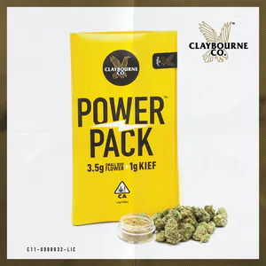 Claybourne - Claybourne Power Pack 4.5g GMO x Hybrid Kief $45