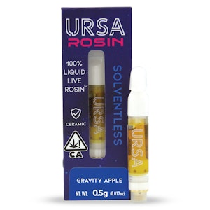 URSA -  Sour Diesel Lemon -Live Rosin Cartridge 0.5g 