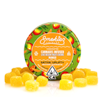 100mg THC Live Resin Sweet Mango Fruit Chews (5mg - 20 pack) - Smokiez