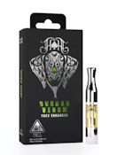Heavy Hitters 1g Cold Filter: Durban Venom THCv Limited Edition Cart [S] 66%