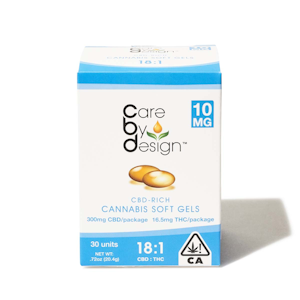 CARE BY DESIGN - 18:1 - Softgels - 10MG (10 capsules) 
