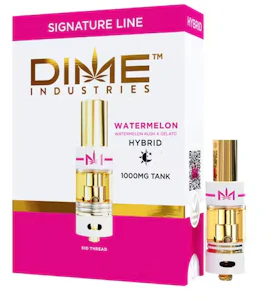 DIME INDUSTRIES - 1g Watermelon Kush x Gelato 90% - Dime Signature Cartridge