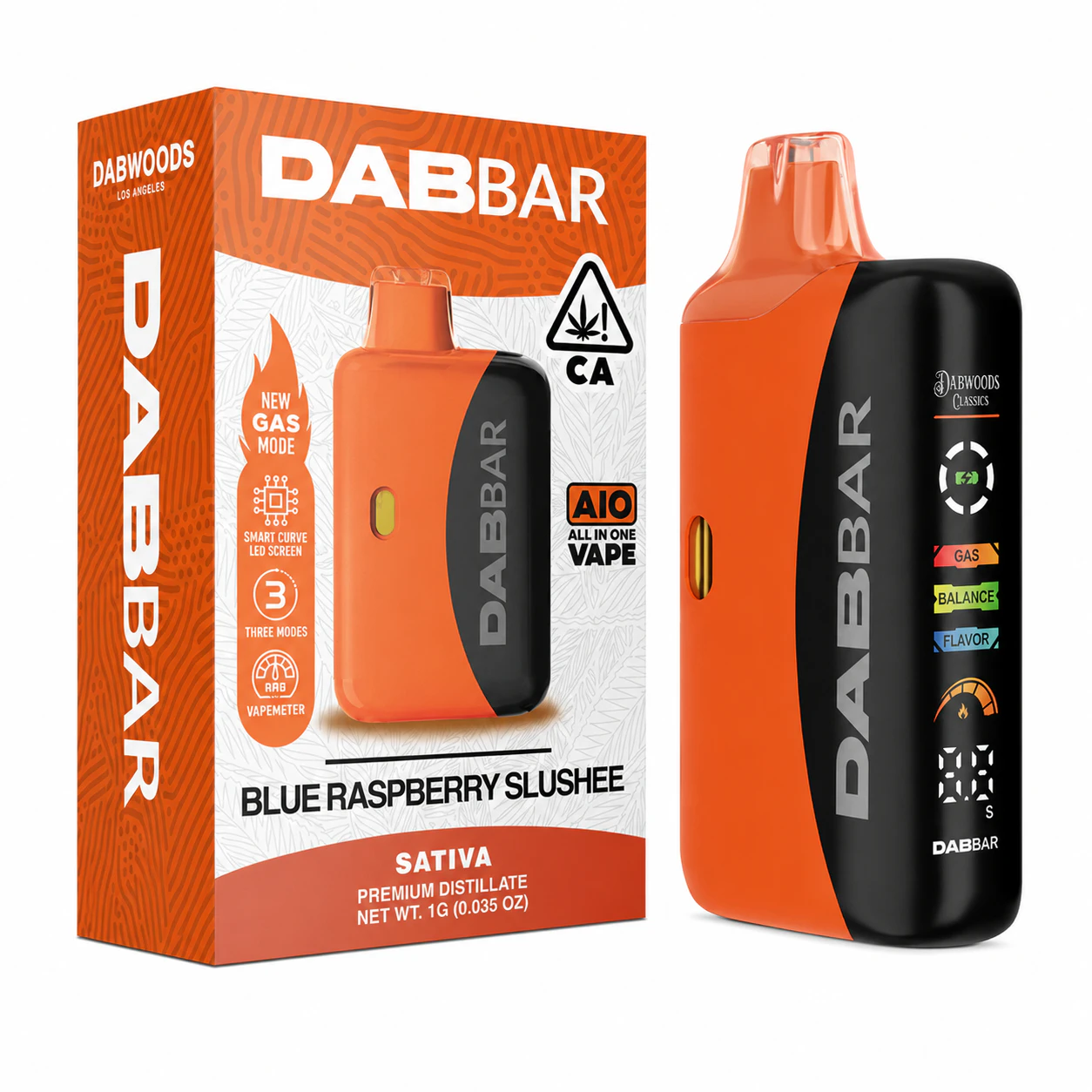 Dabwoods - Blue Raspberry Slushee | DABBAR | All-In-One | 1g Main Image