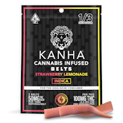 Kanha - Strawberry Lemonade Belts - Indica (100mg)