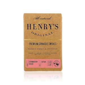 HENRY'S - HENRY'S ORIGINAL - Preroll - Strawberry Cough - 4 Pack - 2G 