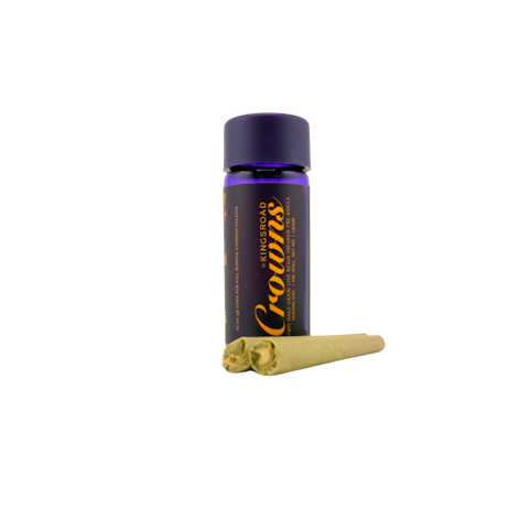Kings Road - Kushberry x Haze -Live- Resin Infused 0.5g (Pre-RollS) - 2pk | Crowns - | Kingsroad     -n4 BACK