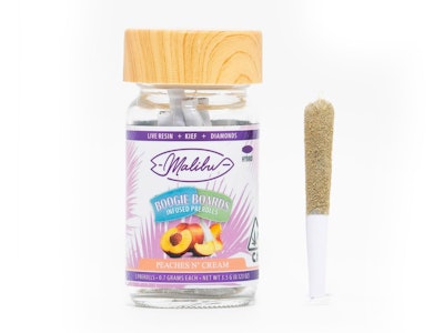 Malibu - Malibu - Peaches N'Cream - 3.5g Boogie Boards Infused Pre-Rolls - 5pk