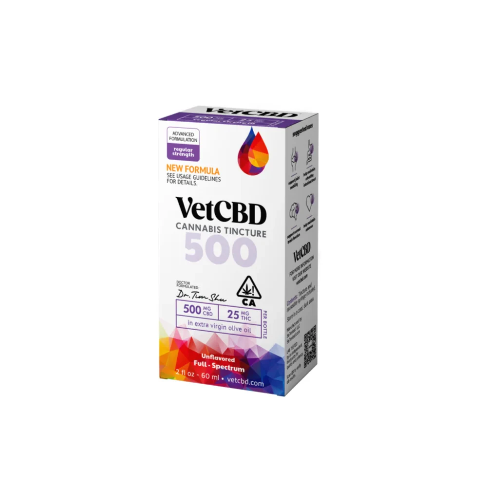 VETCBD - [VetCBD] CBD Tincture - 500mg - 'Regular Strength' 20:1 Main Image