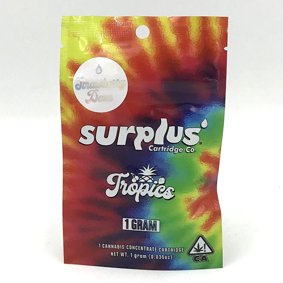 Surplus Cartridge Co. - Surplus - Tropics Strawberry Daze - 1g Cart Main Image
