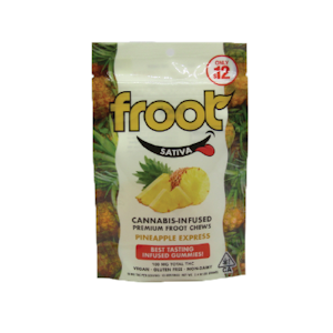 Froot - Pineapple Express 100mg 10 Pack Gummies - Froot