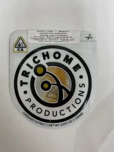 TRICHOME PRODUCTIONS - Gooey Cake 1g Shatter - Trichome