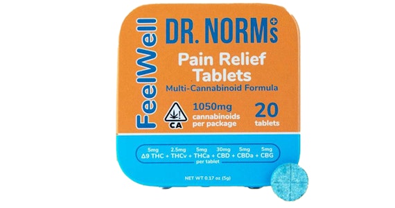DR. NORM'S - Dr. Norm's - FeelWell Pain Relief Tablets - 20ct