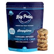 Chocolate Chip CBN Indica 100mg 10 Pack Cookies - Big Pete's