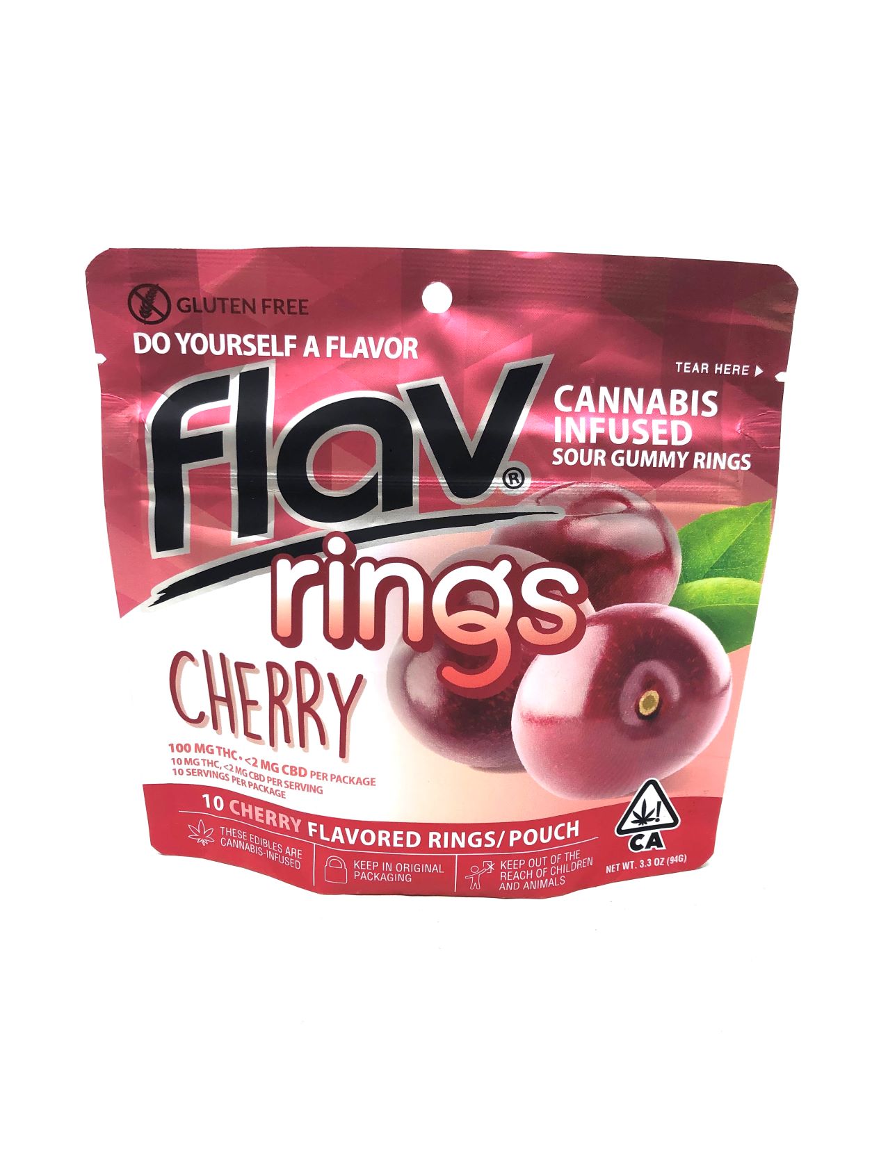 FLAV CHERRY RINGS 100MG GUMMIES Cannabis Dispensary Near Port