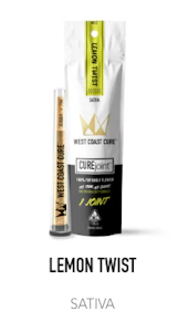 West Coast Cure - Lemon Twist - Pre-Roll - 1g [West Coast Cure]
