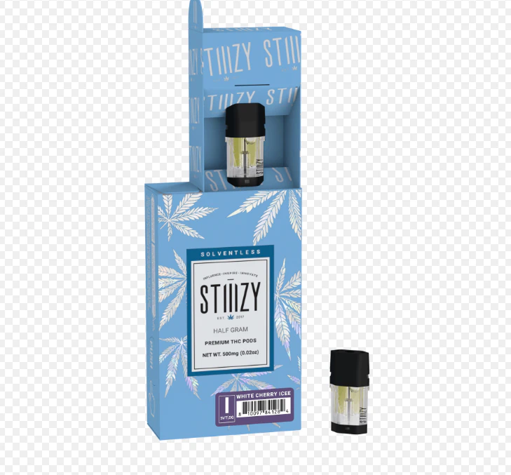 STIIIZY - Stiiizy - White Cherry Icee - 0.5g Solventless Pod Main Image