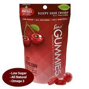 Sensi Chew - Sleepy Sour Cherry Gummies - 100mg
