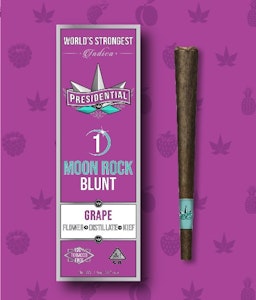 PRESIDENTIAL - PRESIDENTIAL - Infused Preroll - Grape - Moon Rock Blunt - 1.5G