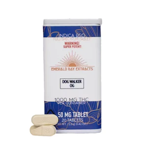 Emerald Bay Extracts - DOG WALKER OG 50MG TABLETS 1000MG - EMERALD BAY EXTRACTS
