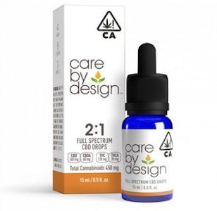 CARE BY DESIGN - [Care By Design] CBD Tincture - 15mL - 2:1