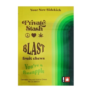 Private Stash | Blast Fruit Chews | You're a Fineapple | 100mg