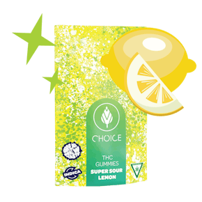 Choice Gummies - Super Sour Lemon - 100mg