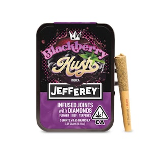 WEST COAST CURE - West Coast Cure - Blackberry Kush Jefferey Infused Preroll 5pk 3.25g