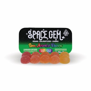 Space Gem - Sour Space Drops - 100mg - Space Gem 