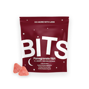 BITS - Pomegranate R&R 1:1 CBN:THC Gummies 20pk - 100mg